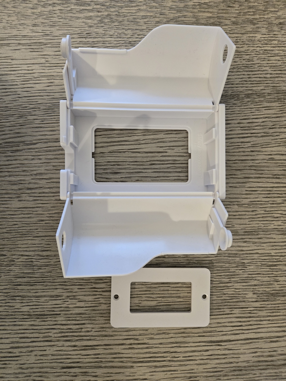 White Plastic Wall Protective Wall Cover